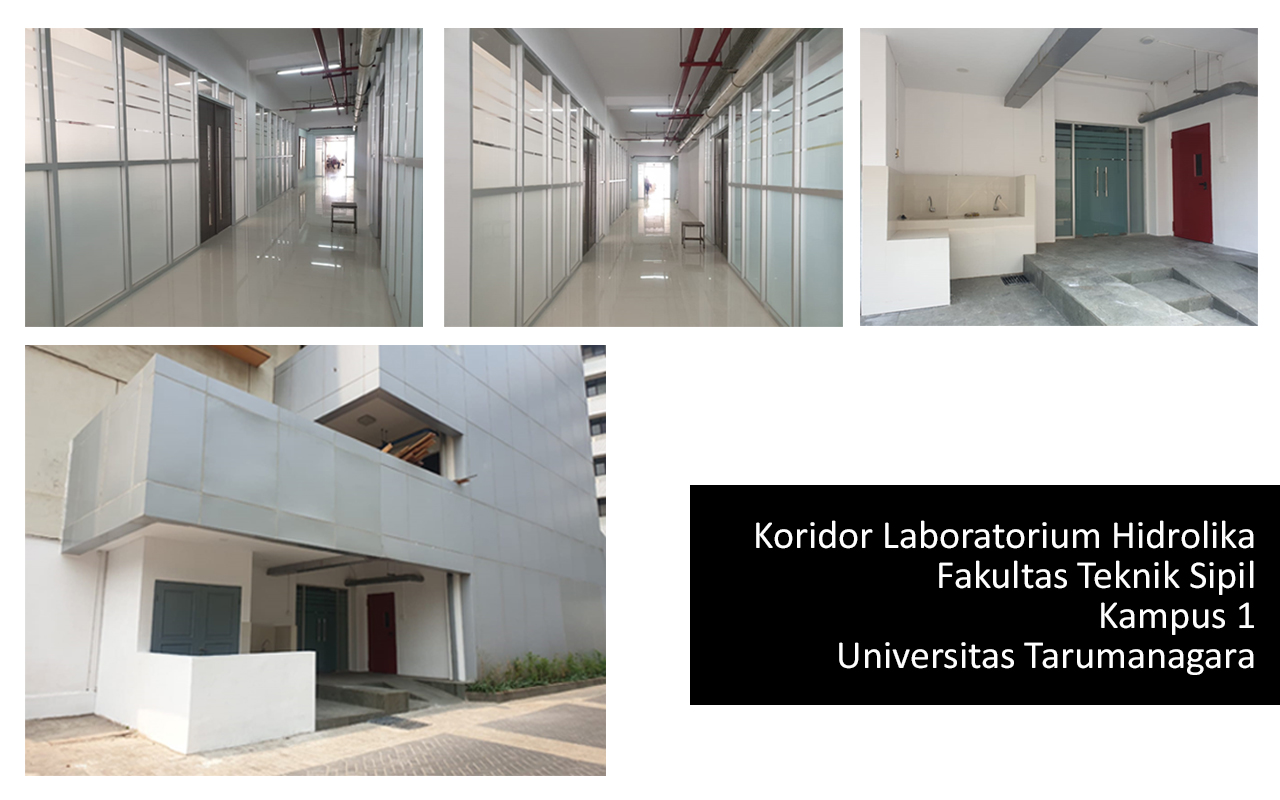 UNTAR - Koridor Laboratorium Hidrolika, Fakultas Teknik Sipil