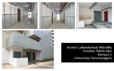 UNTAR - Koridor Laboratorium Hidrolika, Fakultas Teknik Sipil
