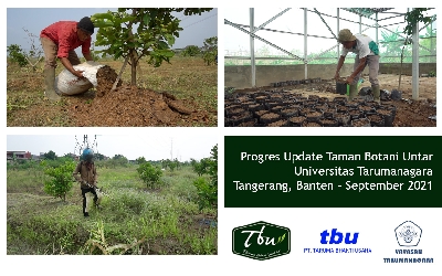 TBU - Progres Taman Botani Untar - September 2021